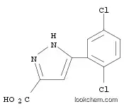 Molecular Structure of 1038549-20-0 (5-(2,5-DICHLOROPHENYL)-1H-PYRAZOLE-3-CARBOXYLIC ACID)